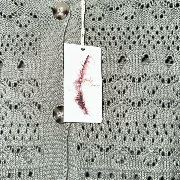 Jessica Simpson Light Gray Knit Cardigan - Picture 12 of 12